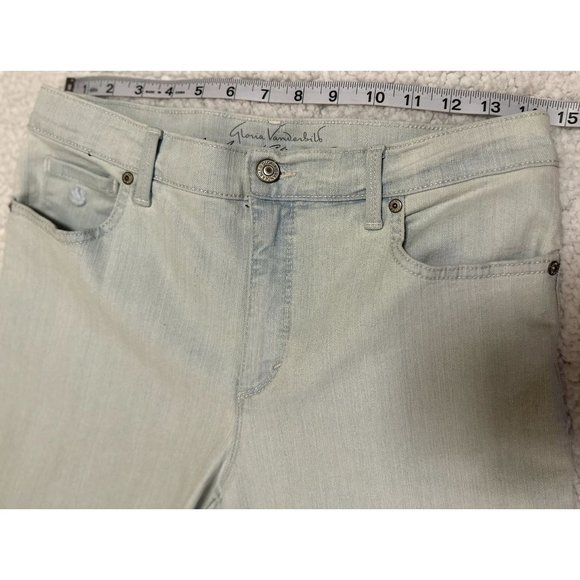 Gloria Vanderbilt Slimming Effect Wide-Leg Denim Jeans Light Women's Size 8 - Picture 6 of 14